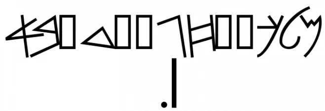 PhoenicianMoabite Normal Schriftart Anderer Schreiben