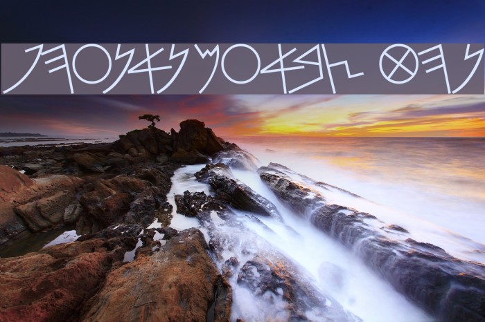 PhoenicianMoabite Thin Font examples