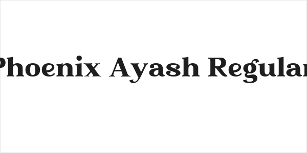 Phoenix Ayash Regular Logo