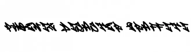Phoenix Disaster Graffiti  Frei Schriftart Herunterladen