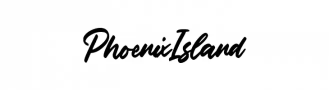 Phoenix Island  フリーフォントのダウンロード