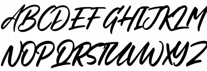 Phoenix Island Schriftart Groß