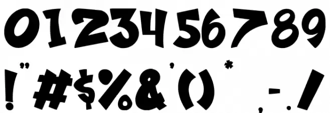 Phoenix Midnight Font OTHER CHARS