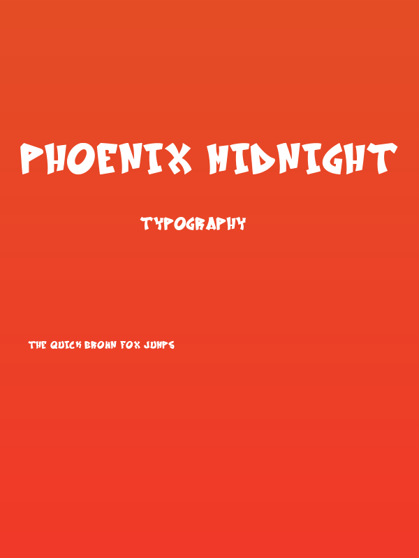 Phoenix Midnight Poster