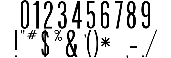 Phoenix Regular Font OTHER CHARS