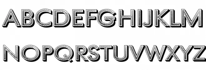 Phoenix Rising Schriftart Groß
