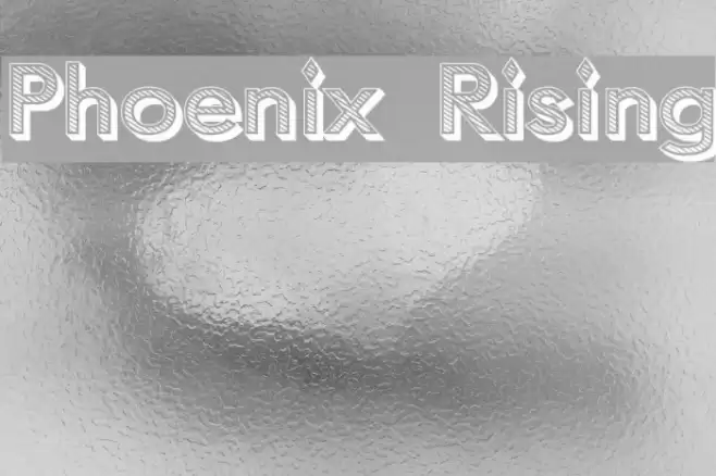 Phoenix Rising Fonte examples