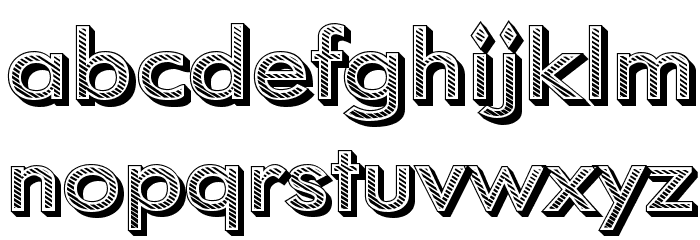 Phoenix Rising Font LOWERCASE