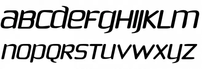 Phoenix Sans  Italic Шрифта ВЕРХНИЙ