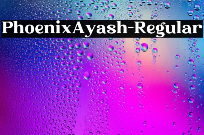 PhoenixAyash-Regular Example 3