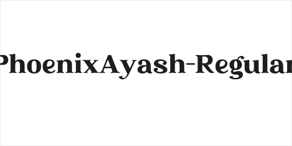 PhoenixAyash-Regular Logo