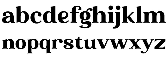 PhoenixAyash-Regular Font LOWERCASE