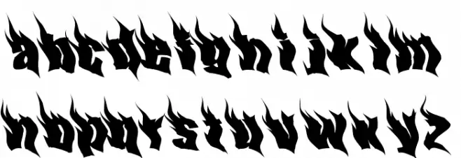 PhoenixTwo フォント 小文字