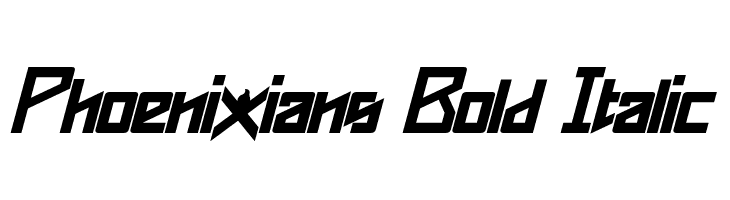 Phoenixians Bold Italic  नि: शुल्क फ़ॉन्ट्स डाउनलोड
