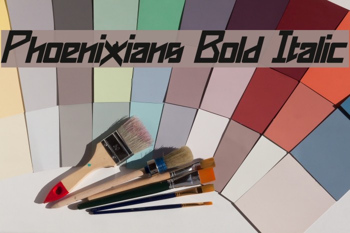 Phoenixians Bold Italic Example 2