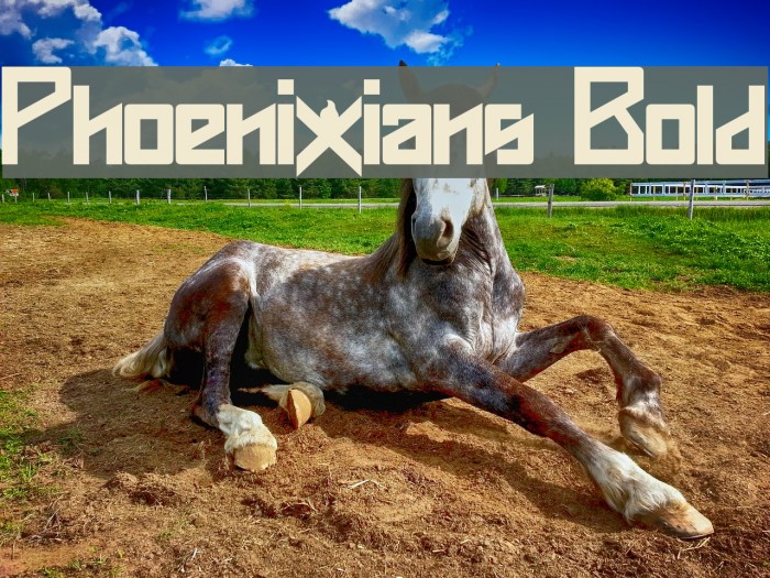 Phoenixians Bold Font examples