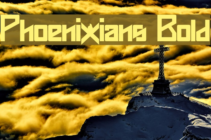 Phoenixians Bold Font examples