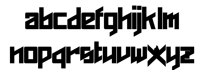 Phoenixians Bold Font LOWERCASE