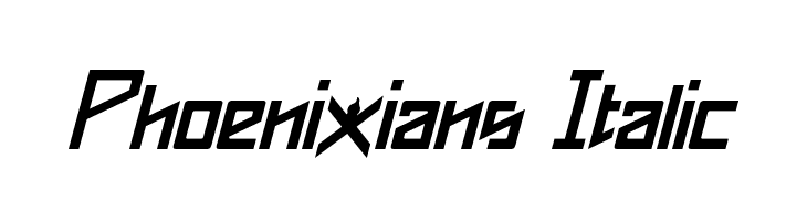 Phoenixians Italic Font