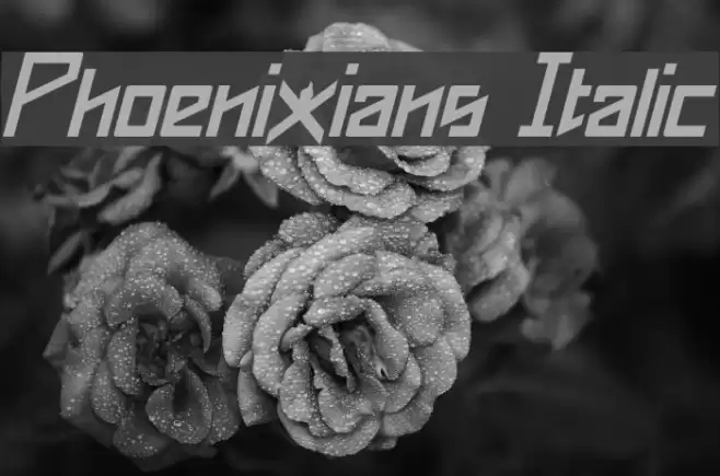 Phoenixians Italic Font examples