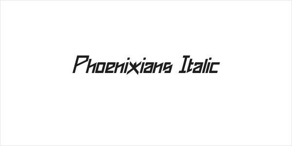 Phoenixians Italic Logo