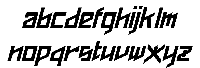 Phoenixians Italic Font LOWERCASE