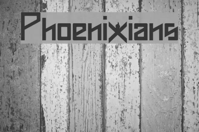 Phoenixians Font examples