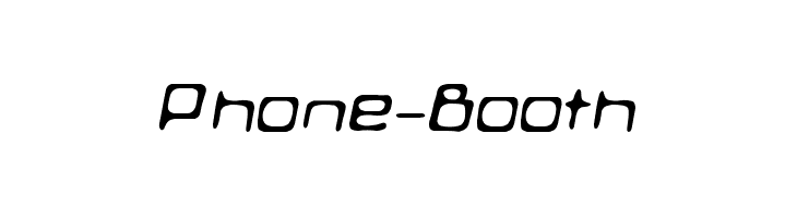 Phone-Booth Font