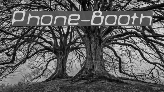 Phone-Booth Font examples