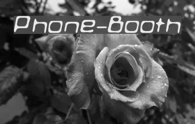 Phone-Booth Font examples