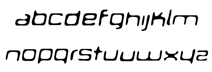 Phone-Booth Font LOWERCASE