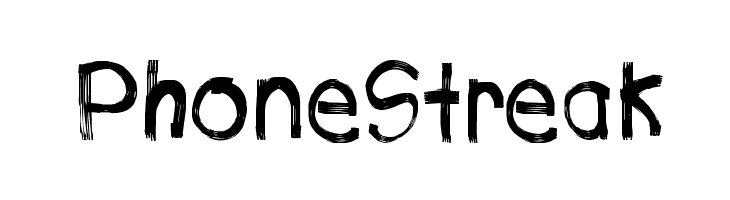 PhoneStreak  font caratteri gratis