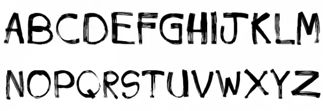 PhoneStreak Font Litere mari