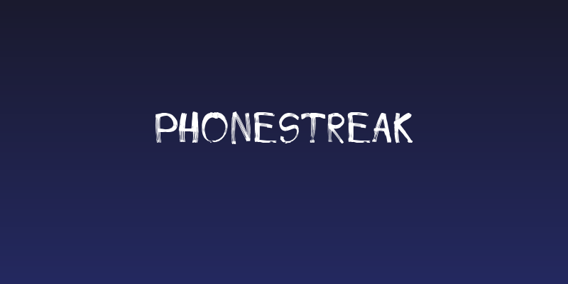 PhoneStreak Social Header