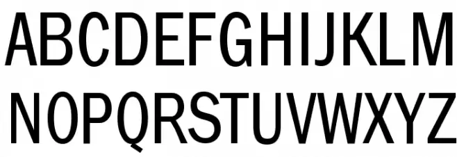 PhonebookFont 字体 大写
