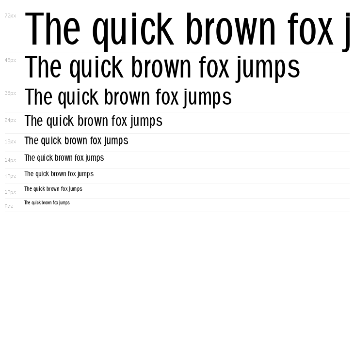 PhonebookFont Waterfall