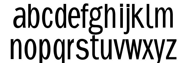 PhonebookFont Font LOWERCASE
