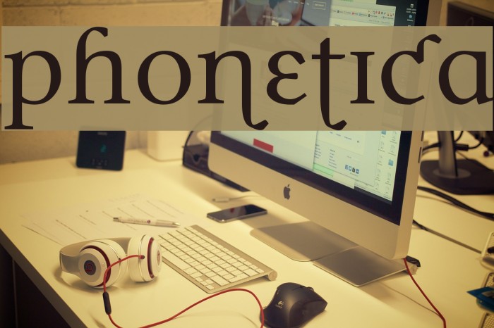 Phonetica Font examples