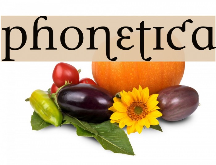Phonetica Font examples
