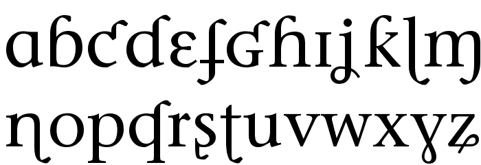 Phonetica Font LOWERCASE