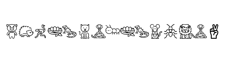 PhonicsAnimals2  font caratteri gratis