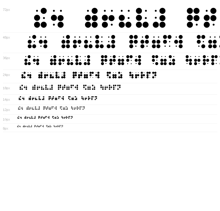 Phono Braille Waterfall