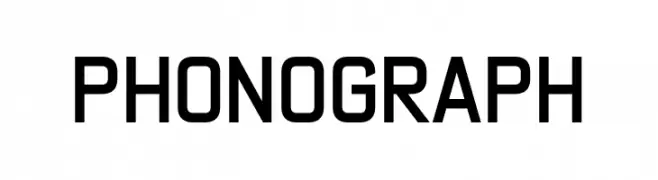 Phonograph  Frei Schriftart Herunterladen