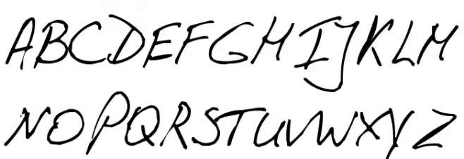 PhontPhreak's Handwriting Schriftart Groß