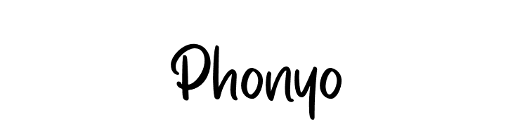 Phonyo  Frei Schriftart Herunterladen
