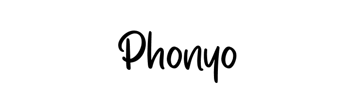 Phonyo  Fuentes Gratis Descargar
