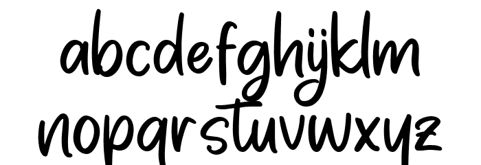 Phonyo Font LOWERCASE
