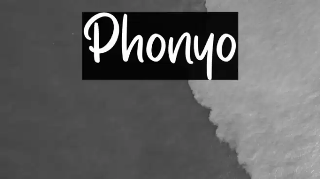 Phonyo Font examples