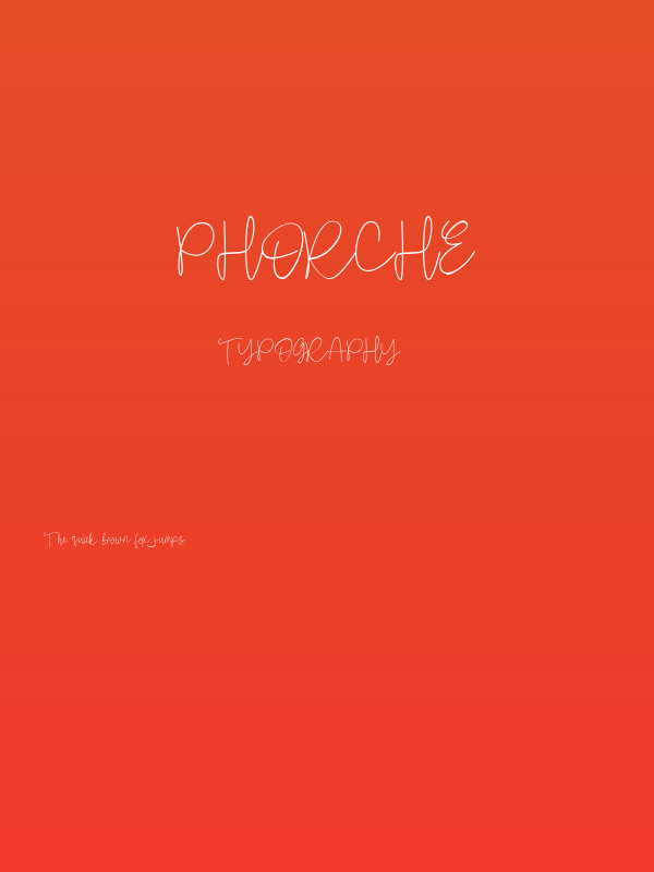 Phorche Poster
