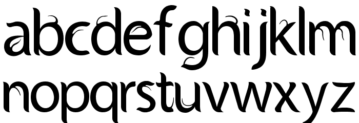 Phoresta Font LOWERCASE